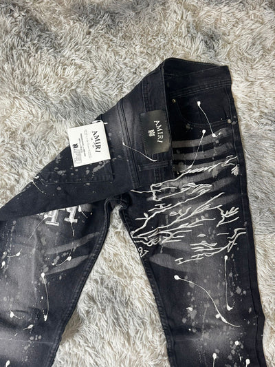 Jeans AMR1 "Black White"