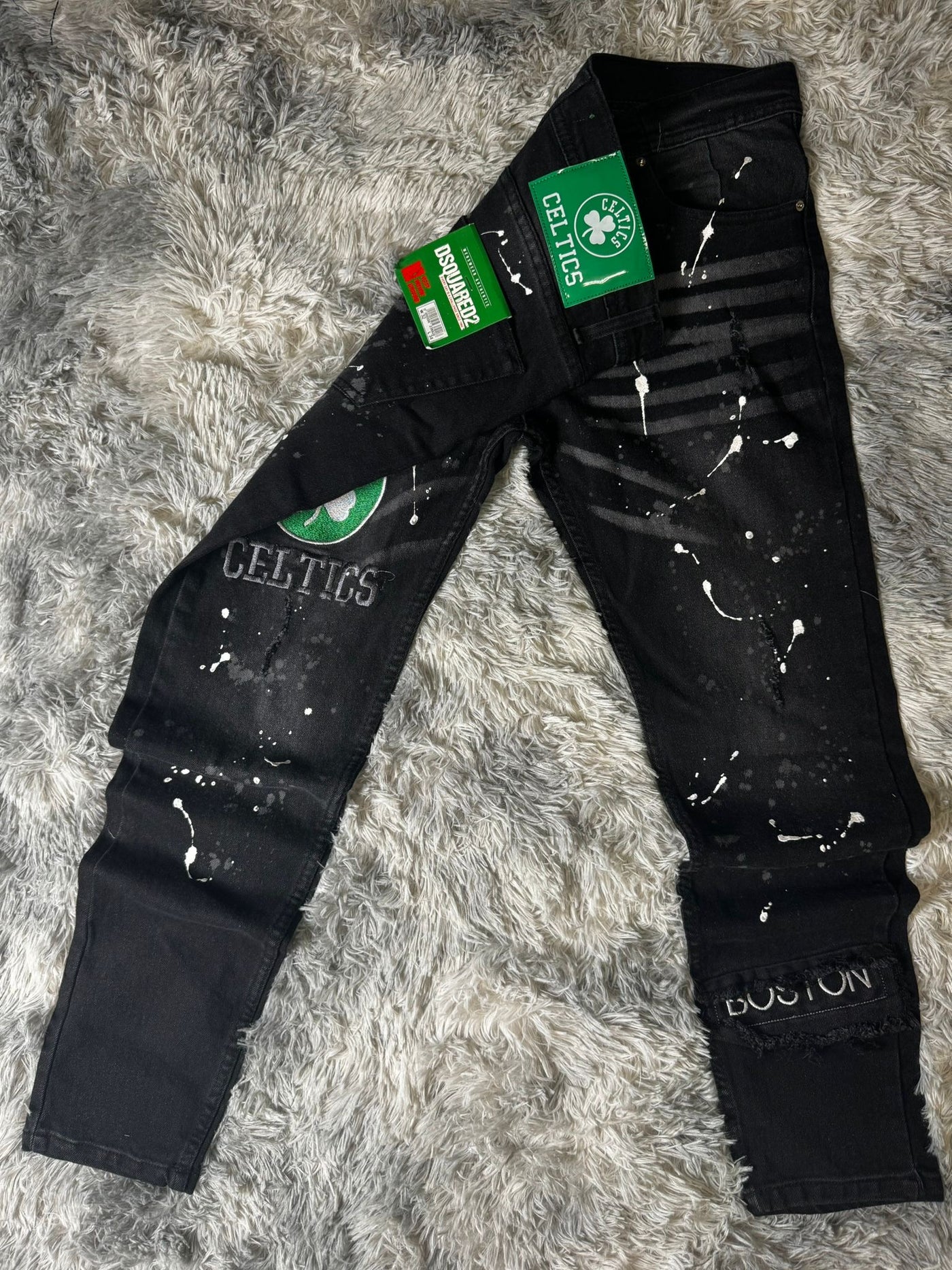 Jeans DSQRD2 "Black Green"