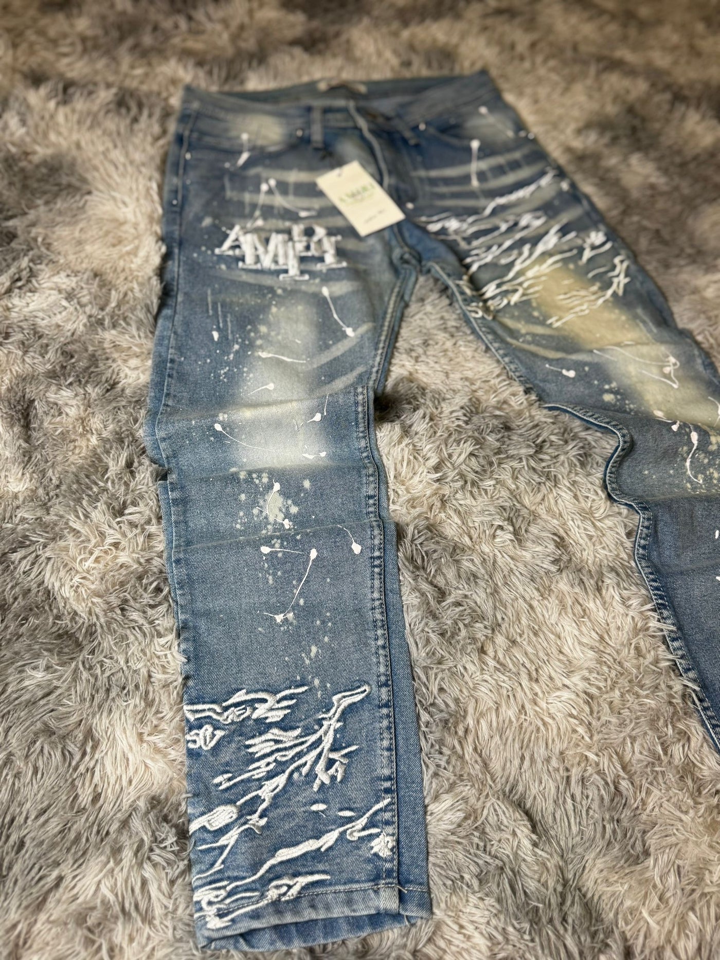 Jeans AMR1 "White Line"