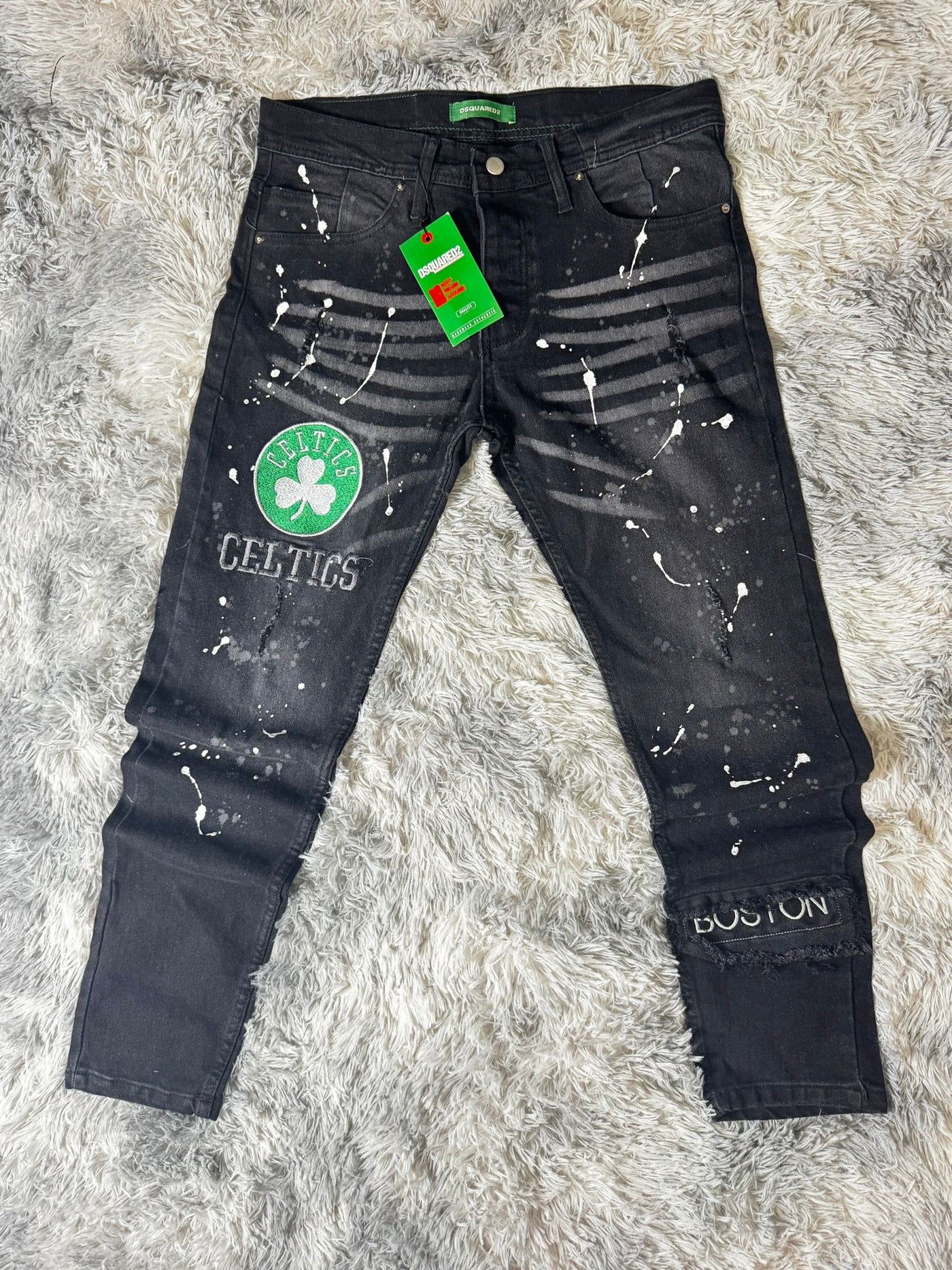 Jeans DSQRD2 "Black Green"