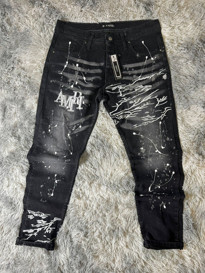 Jeans AMR1 "Black White"