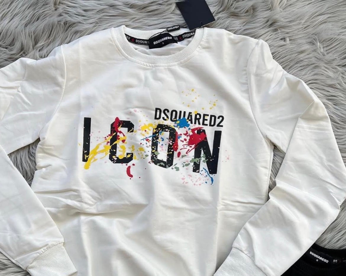 Sudadera Dsqrd “White”