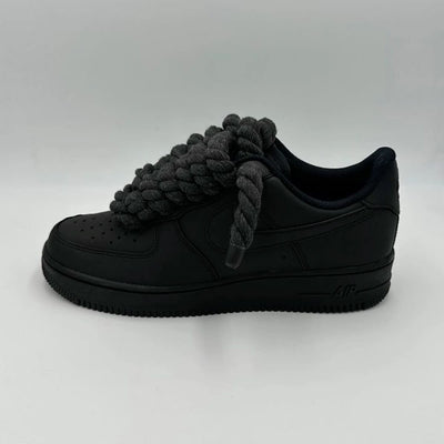 AF1 "ROPE LACES" Black
